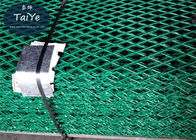 Hàng rào lưới an toàn PVC phủ màu xanh lá cây cường độ cao để bảo vệ chống trộm