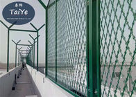 Hàng rào lưới an toàn PVC phủ màu xanh lá cây cường độ cao để bảo vệ chống trộm