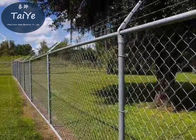 Hàng rào liên kết mạ kẽm PVC Hàng rào dây thép gai cho an ninh công nghiệp