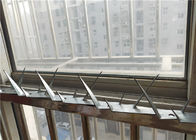 Tường rào kim loại Bảo mật gai chống trộm 1,25m Chiều dài 2 mm